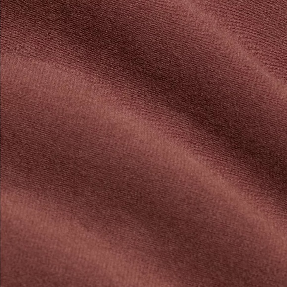 Aritzia TNA dark maroon chill Aimee dress size large l new - Picture 9 of 12